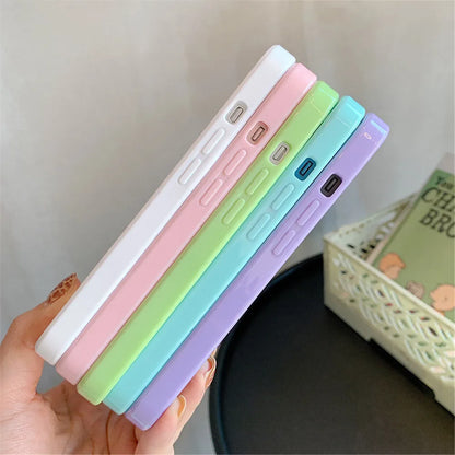 Shockproof Silicone Bumper Phone Case for iPhone 17, 16, 15, 14, 11, 12, 13 Pro Max, XS, XR - Transparent Protective Back Cover